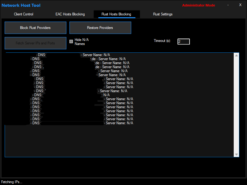 Network Tool Rust Fetch
